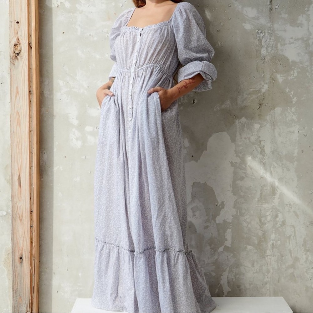 ESBY CATERINA DRESS - SKY FLORAL